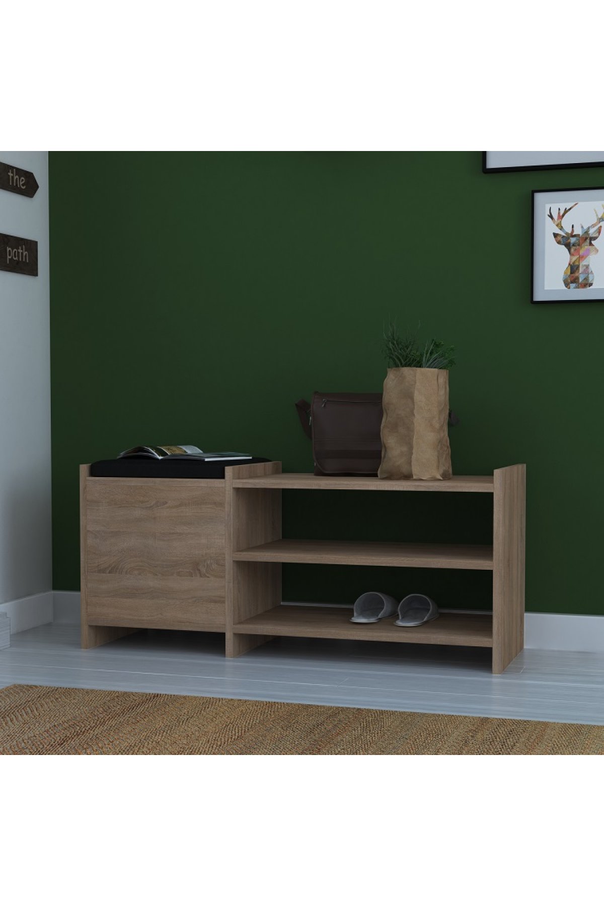 Evsimo Beam Ayakkabılık - Oak Evsimo Beam Ayakkabılık - Oak