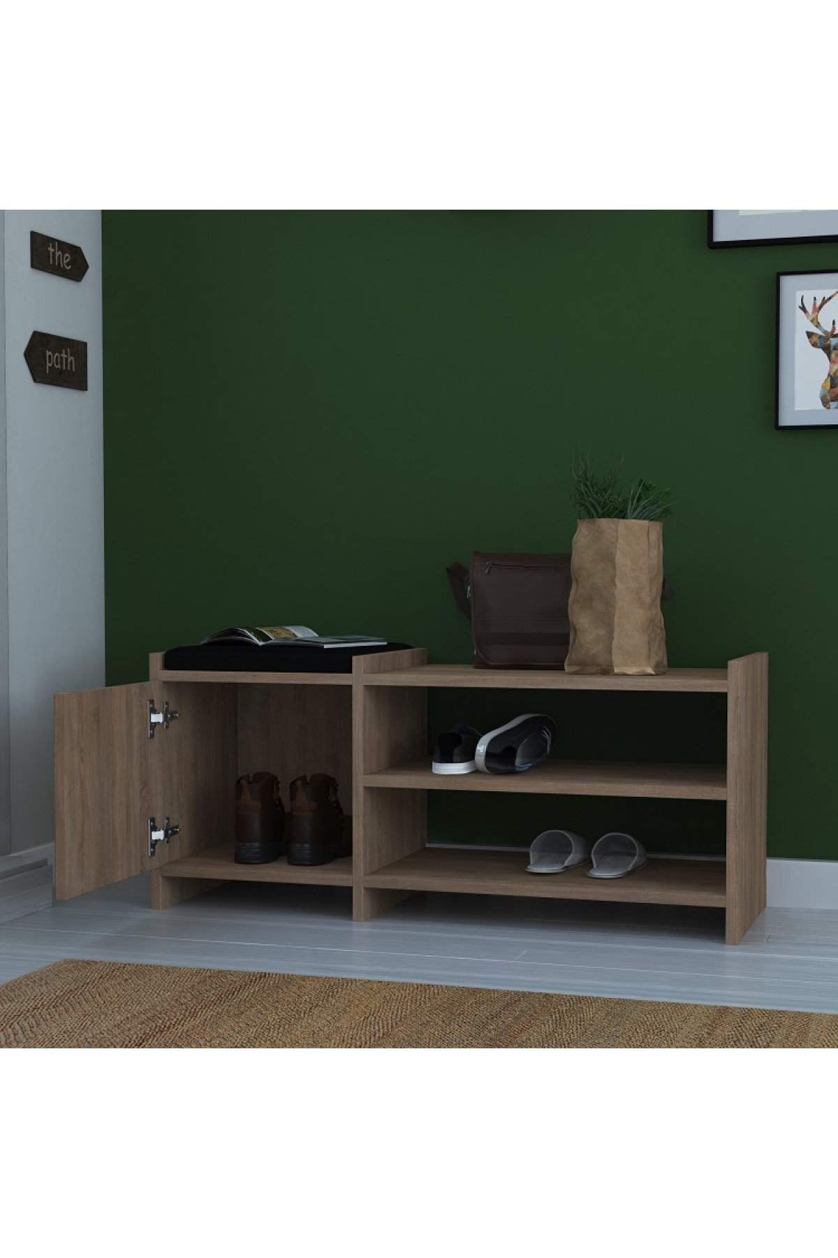 Evsimo Beam Ayakkabılık - Oak Evsimo Beam Ayakkabılık - Oak