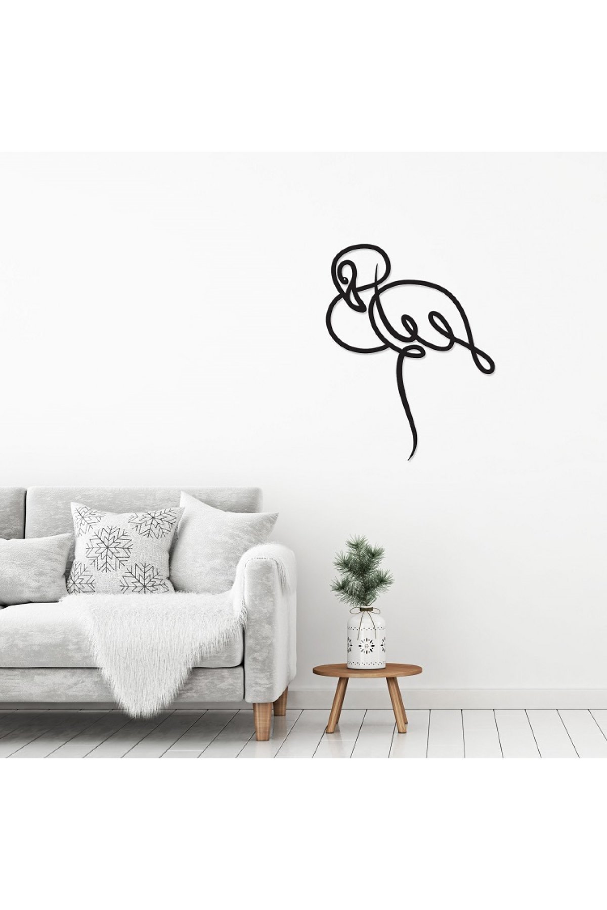 Evsimo Metal Tablo Flamingo Evsimo Metal Tablo Flamingo