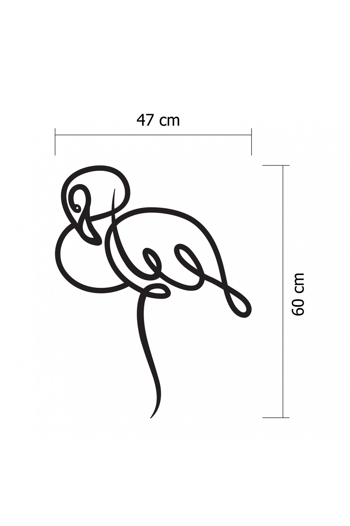 Evsimo Metal Tablo Flamingo Evsimo Metal Tablo Flamingo